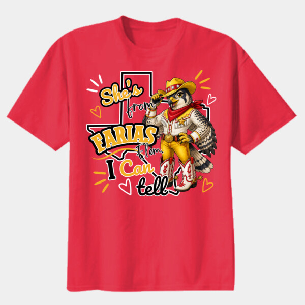 She's From Farias 02-606 - Youth Heavy Cotton 100% Cotton T Shirt Thumbnail