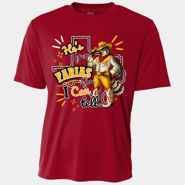 He's From Farias 02-607 - Adult Cooling Performance Short Sleeve Tee Thumbnail