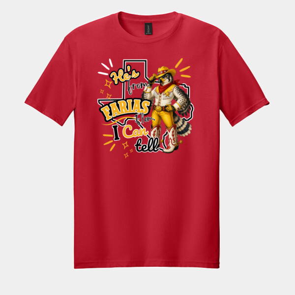 He's From Farias 02-607 - Adult Softstyle ® T Shirt Thumbnail