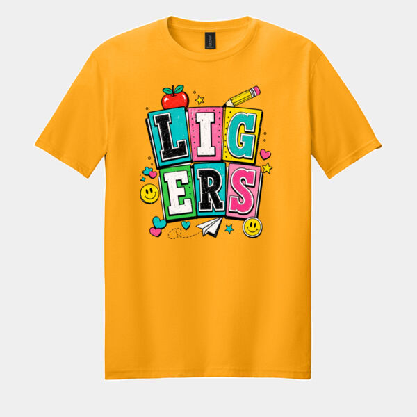 Ligers Retro 02-515 - Adult Softstyle ® T Shirt Thumbnail