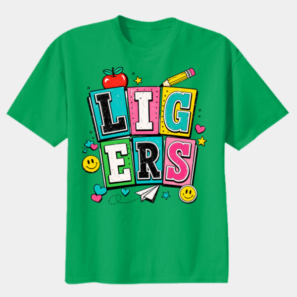 Ligers Retro 02-515 - Youth Heavy Cotton 100% Cotton T Shirt Thumbnail