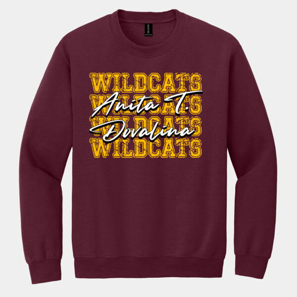 Wildcats 4X 02-100 - Heavy Blend Crewneck Sweatshirt Thumbnail