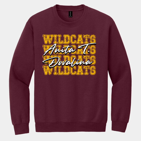 Wildcats 4X 02-100 - Heavy Blend Crewneck Sweatshirt Thumbnail