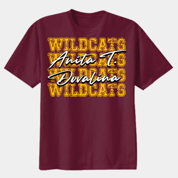Wildcats 4X 02-100 - Youth Heavy Cotton 100% Cotton T Shirt Thumbnail
