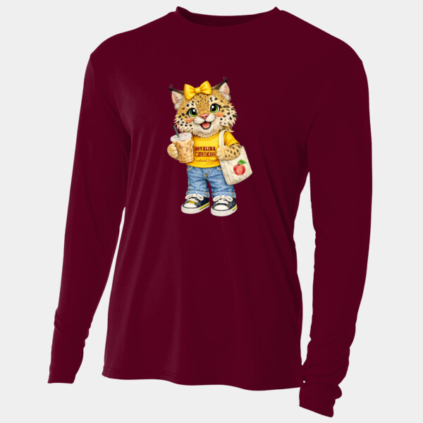 Dovalina Wildcat Mascot 20-102 - Adult Cooling Performance Long Sleeve Tee Thumbnail