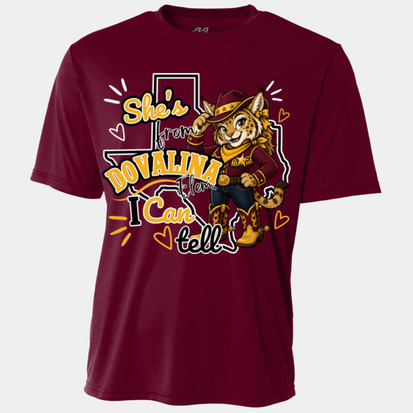 She's From Dovalina 20-103 - Youth Cooling Performance Short Sleeve Tee Thumbnail