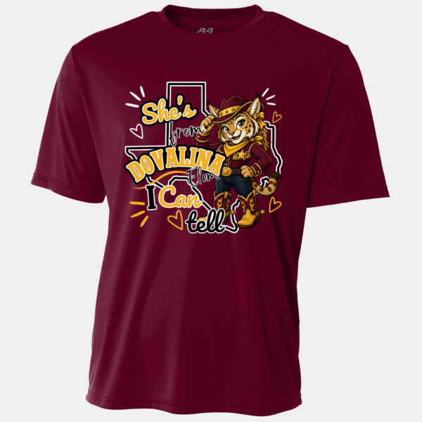 She's From Dovalina 20-103 - Adult Cooling Performance Short Sleeve Tee Thumbnail