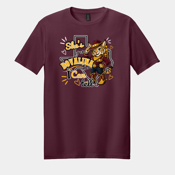 She's From Dovalina 20-103 - Adult Softstyle ® T Shirt Thumbnail
