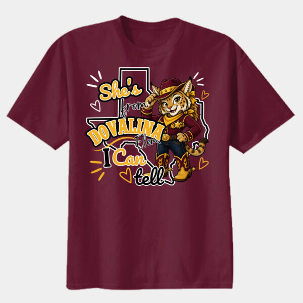 She's From Dovalina 20-103 - Youth Heavy Cotton 100% Cotton T Shirt Thumbnail