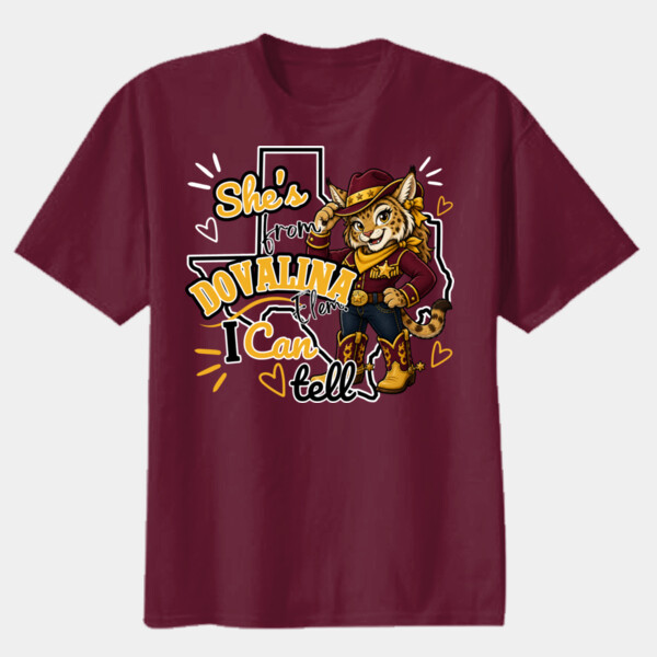 She's From Dovalina 20-103 - Youth Heavy Cotton 100% Cotton T Shirt Thumbnail