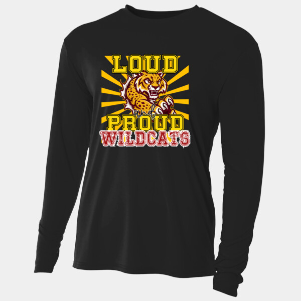Loud & Proud Wildcats 20-600 - Adult Cooling Performance Long Sleeve Tee Thumbnail
