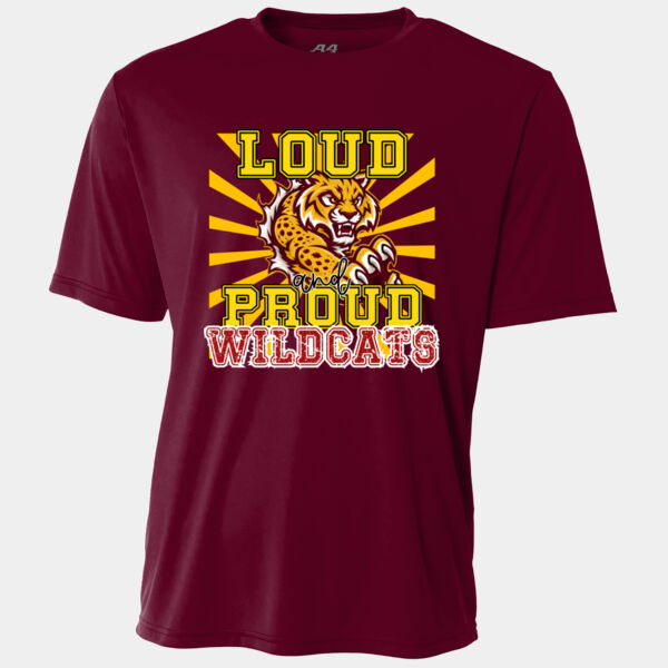 Loud & Proud Wildcats 20-600 - Adult Cooling Performance Short Sleeve Tee Thumbnail