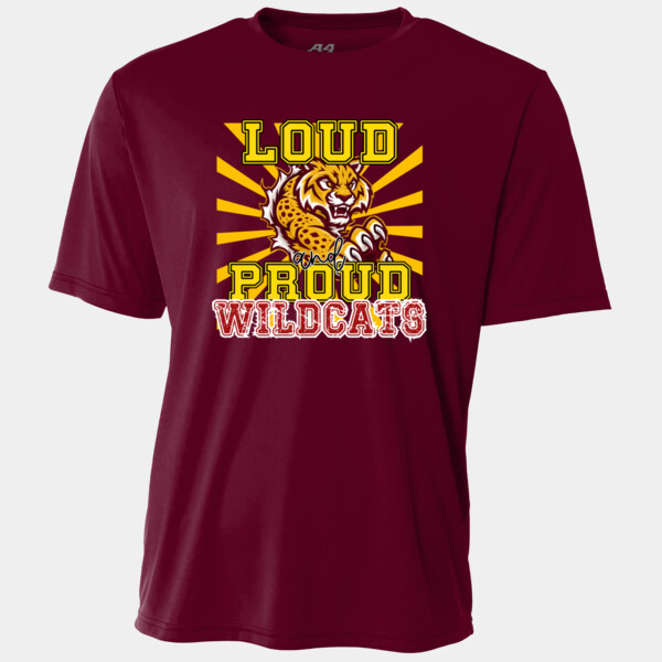 Loud & Proud Wildcats 20-600 - Adult Cooling Performance Short Sleeve Tee Thumbnail