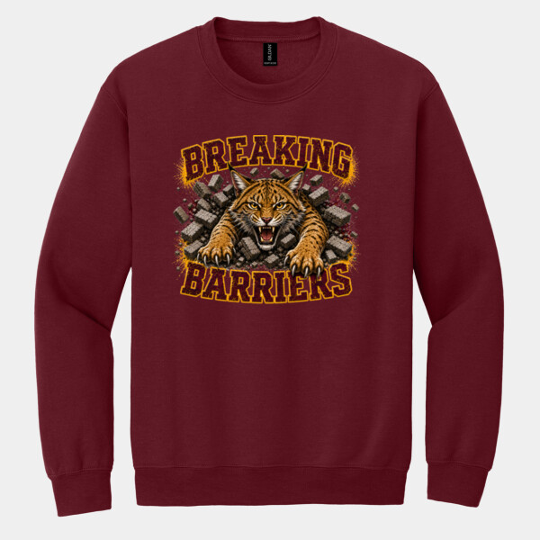 Breaking Barriers Wildcat 20-601 - Heavy Blend Crewneck Sweatshirt Thumbnail