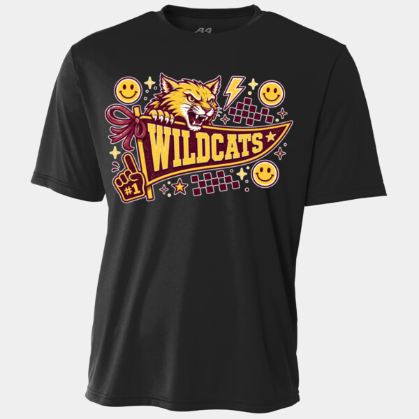 Wildcats Pennant 20-604 - Youth Cooling Performance Short Sleeve Tee Thumbnail