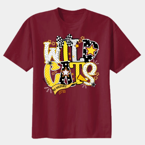 Wildcats Groovy 20-606 - Youth Heavy Cotton 100% Cotton T Shirt Thumbnail