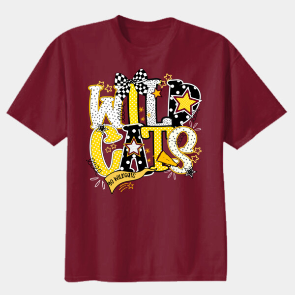 Wildcats Groovy 20-606 - Youth Heavy Cotton 100% Cotton T Shirt Thumbnail