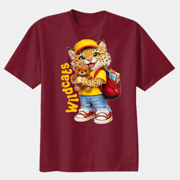 Wildcats Mascot 20-609 - Youth Heavy Cotton 100% Cotton T Shirt Thumbnail