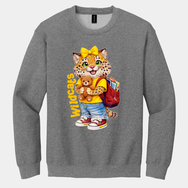 Wildcats Mascot 20-610 - Heavy Blend Crewneck Sweatshirt Thumbnail