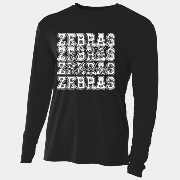 Zebras 4X 02-802 - Adult Cooling Performance Long Sleeve Tee Thumbnail