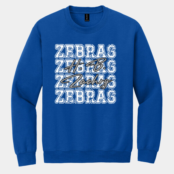 Zebras 4X 02-802 - Heavy Blend Crewneck Sweatshirt Thumbnail