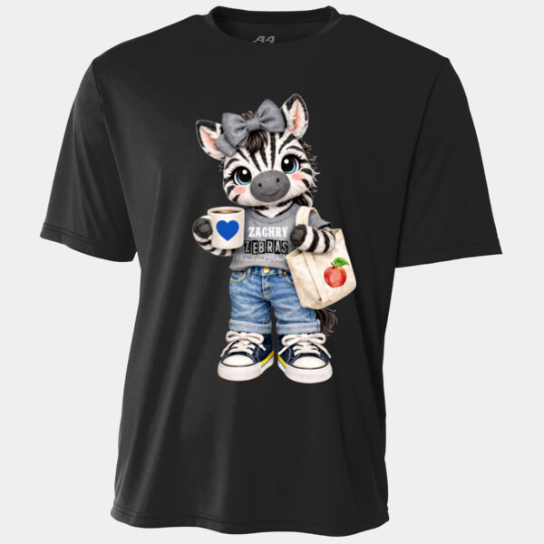 Zebra Mascot 02-804 - Youth Cooling Performance Short Sleeve Tee Thumbnail