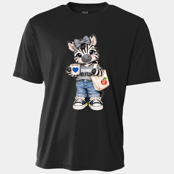 Zebra Mascot 02-804 - Adult Cooling Performance Short Sleeve Tee Thumbnail