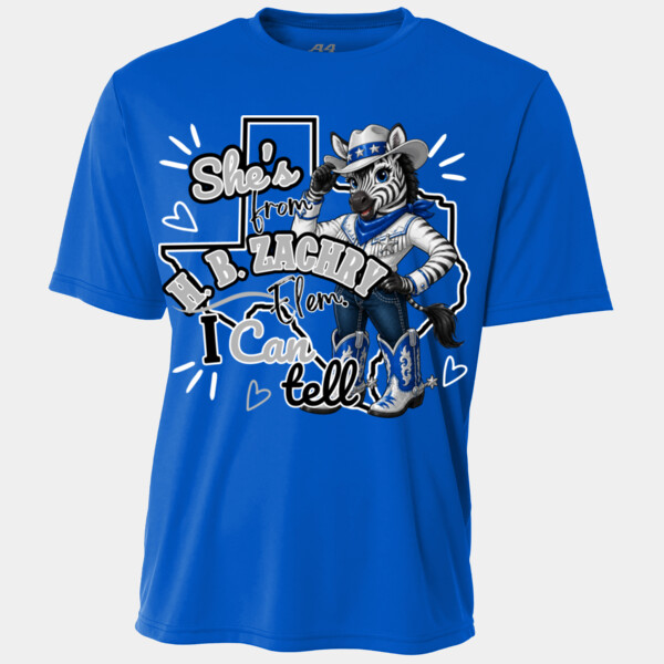 She's From Zachry 02-805 - Youth Cooling Performance Short Sleeve Tee Thumbnail