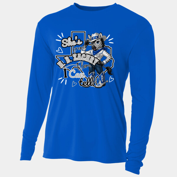 She's From Zachry 02-805 - Adult Cooling Performance Long Sleeve Tee Thumbnail