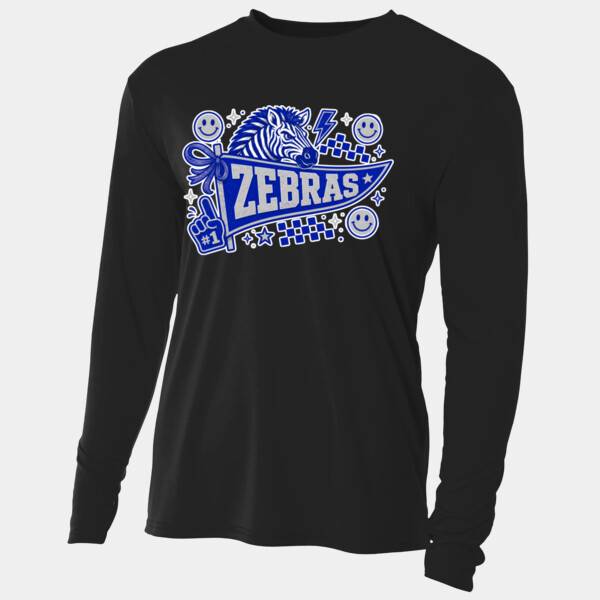Zebras Pennant 20-802 - Adult Cooling Performance Long Sleeve Tee Thumbnail