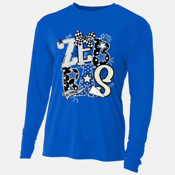 Zebras Preppy 20-803 - Adult Cooling Performance Long Sleeve Tee Thumbnail