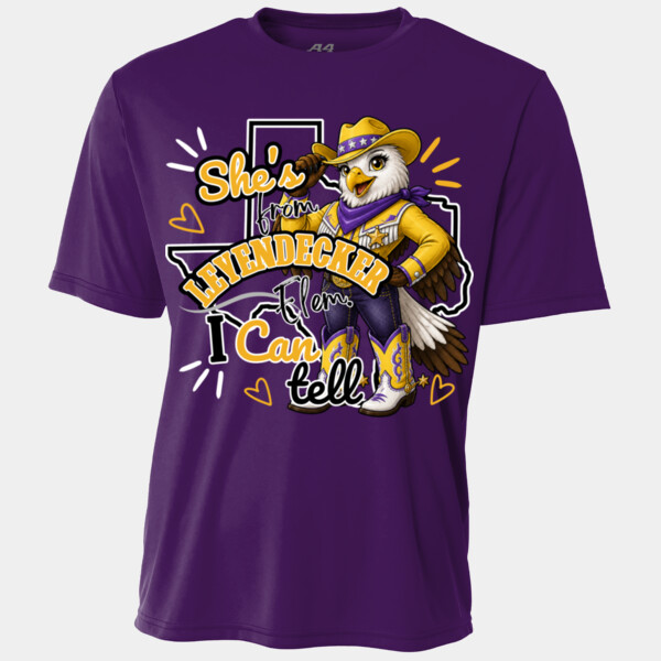 She's From Leyendecker 03-102 - Youth Cooling Performance Short Sleeve Tee Thumbnail