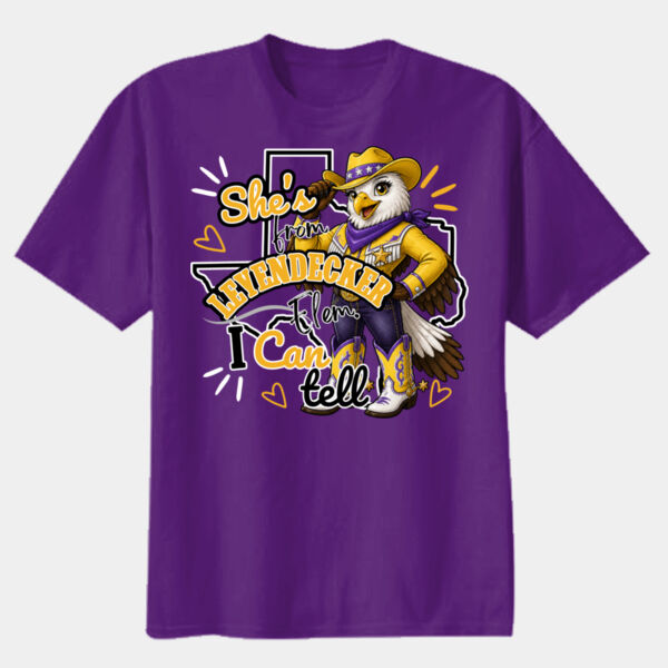 She's From Leyendecker 03-102 - Youth Heavy Cotton 100% Cotton T Shirt Thumbnail