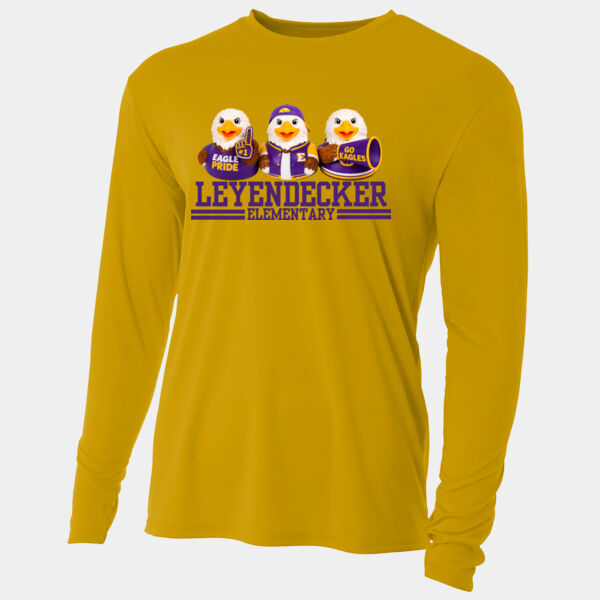 Leyendecker Plastic Ducks - Adult Cooling Performance Long Sleeve Tee Thumbnail