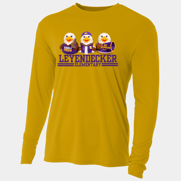 Leyendecker Plastic Ducks - Adult Cooling Performance Long Sleeve Tee Thumbnail