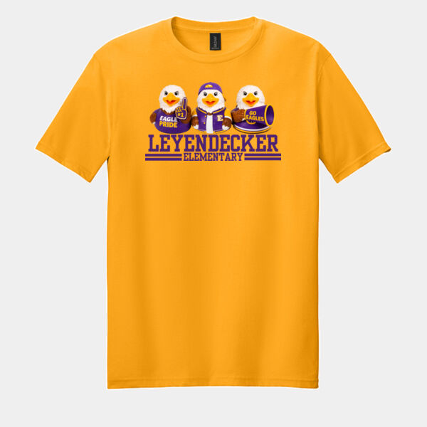 Leyendecker Plastic Ducks - Adult Softstyle ® T Shirt Thumbnail