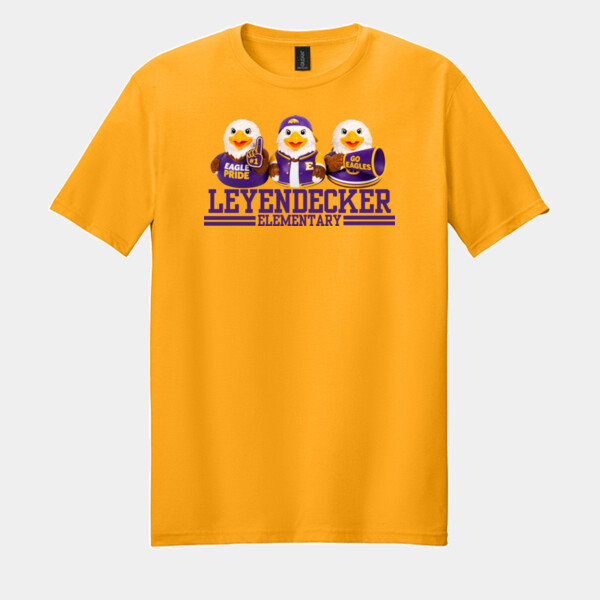 Leyendecker Plastic Ducks - Adult Softstyle ® T Shirt Thumbnail