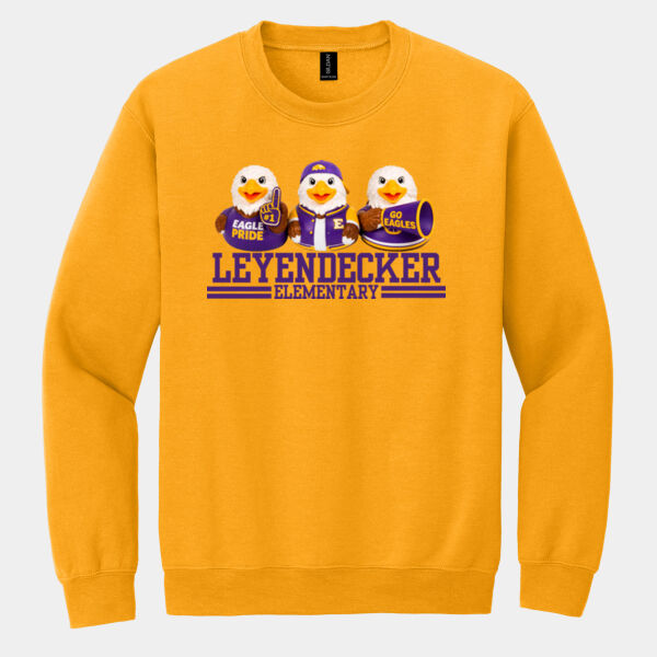 Leyendecker Plastic Ducks - Heavy Blend Crewneck Sweatshirt Thumbnail