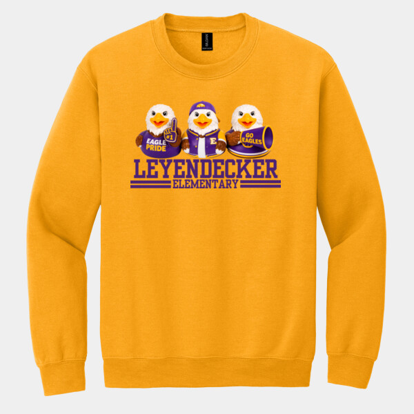 Leyendecker Plastic Ducks - Heavy Blend Crewneck Sweatshirt Thumbnail