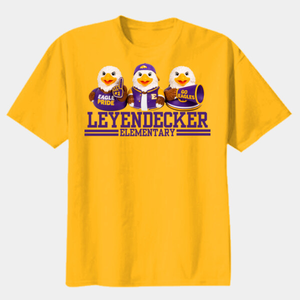 Leyendecker Plastic Ducks - Youth Heavy Cotton 100% Cotton T Shirt Thumbnail