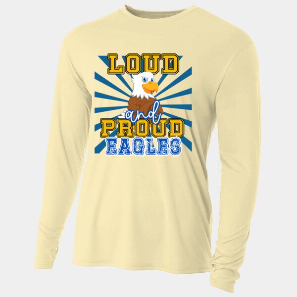 Loud & Proud Eagles 20-205 - Adult Cooling Performance Long Sleeve Tee Thumbnail