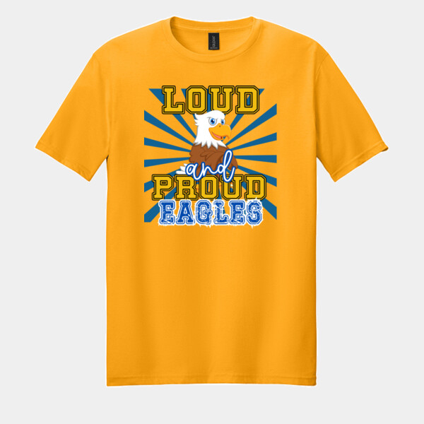 Loud & Proud Eagles 20-205 - Adult Softstyle ® T Shirt Thumbnail