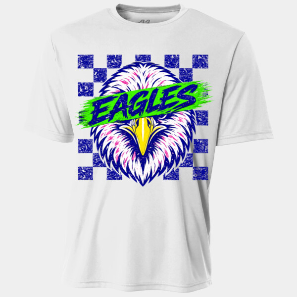 Eagles Checkered 20-208 - Youth Cooling Performance Short Sleeve Tee Thumbnail