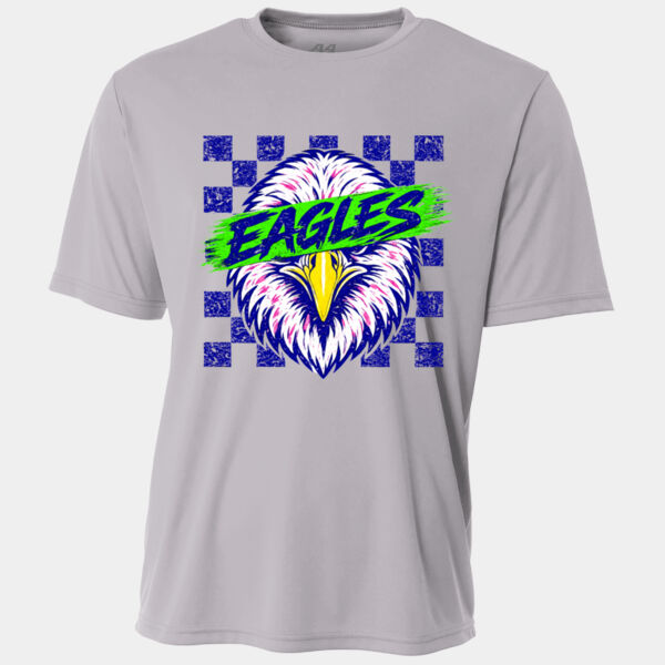 Eagles Checkered 20-208 - Adult Cooling Performance Short Sleeve Tee Thumbnail