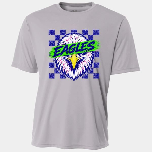 Eagles Checkered 20-208 - Adult Cooling Performance Short Sleeve Tee Thumbnail