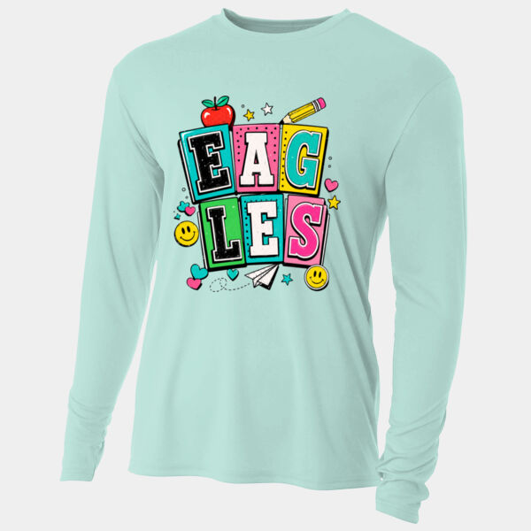Eagles Retro 20-209 - Adult Cooling Performance Long Sleeve Tee Thumbnail