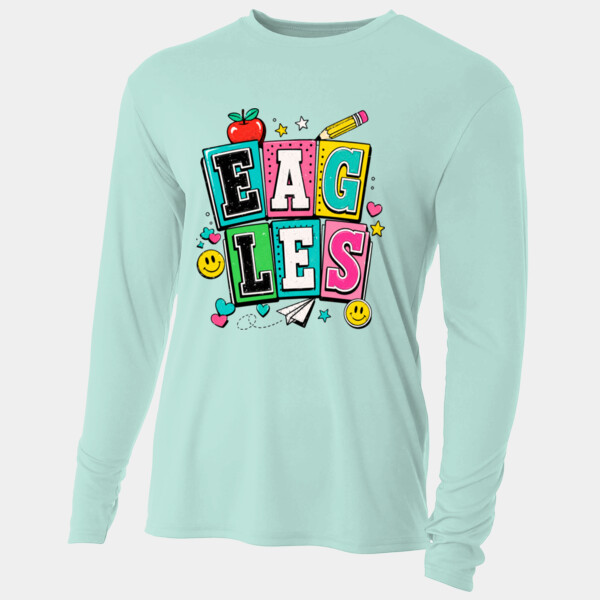 Eagles Retro 20-209 - Adult Cooling Performance Long Sleeve Tee Thumbnail