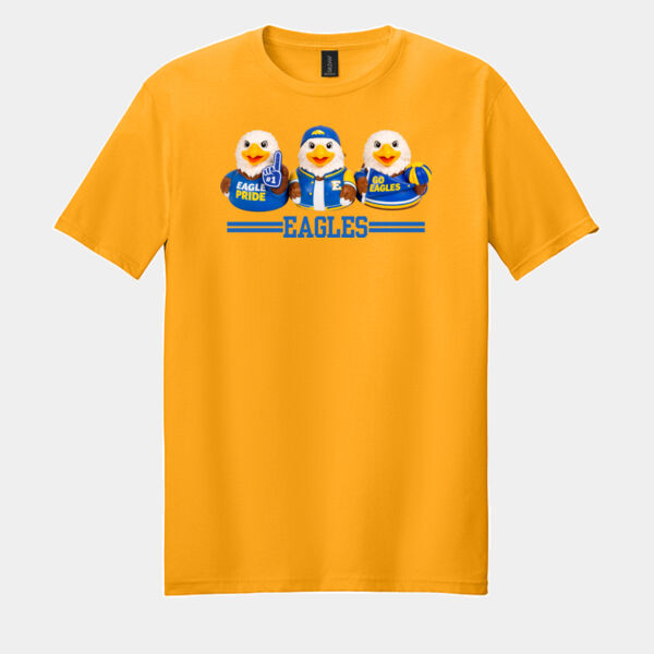 Eagles Plastic Ducks Blue 20-216 - Adult Softstyle ® T Shirt Thumbnail