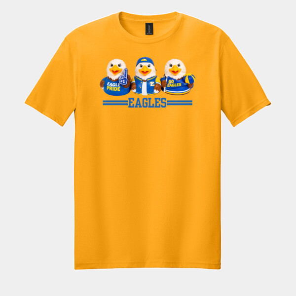 Eagles Plastic Ducks Blue 20-216 - Adult Softstyle ® T Shirt Thumbnail