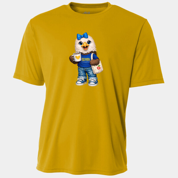 Eagle Mascot Blue 20-217 - Youth Heavy Cotton 100% Cotton T Shirt - Adult Cooling Performance Short Sleeve Tee Thumbnail